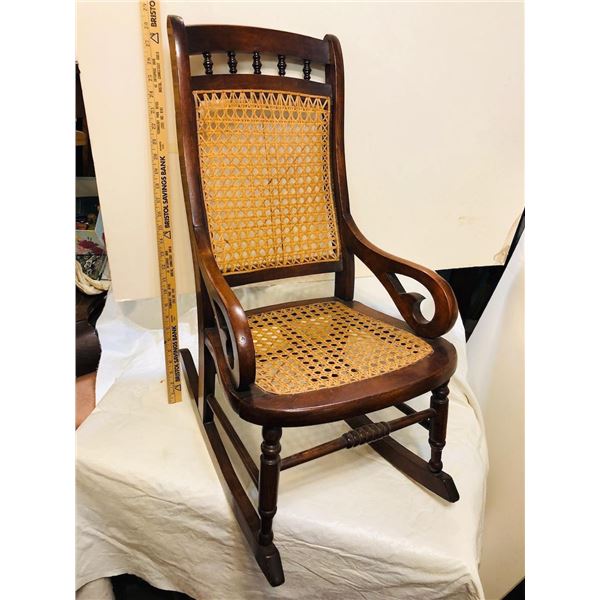 Antique Child's Abe Lincoln Rocking Chair