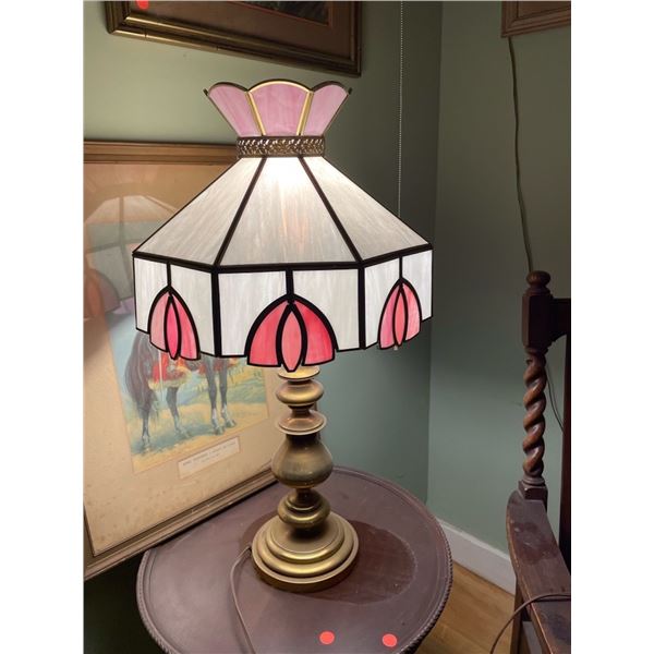 Panel Lamp with Tulips