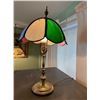Image 2 : Arts and Crafts Leaded Table Lamp