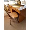 Image 2 : Oak Desk and Chair