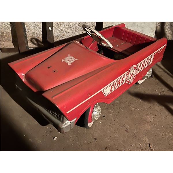 Fire Chief Peddle Car