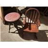 Image 1 : Child's Rocking Chair and Piano Stool