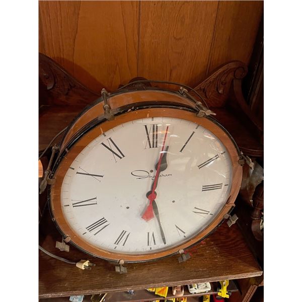 Ingraham Drum Clock