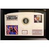 Image 1 : Signed Donald Trump 45th President in Shadowbox Frame