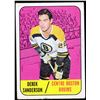 Image 1 : Topps rookie card from Derek Sanderson #22 of (1967-68) Card #33.