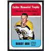 Image 1 : Bruins Bobby Orr #4, (1967-68) Card #118, printed by Topps graded KSA: ENM-6.