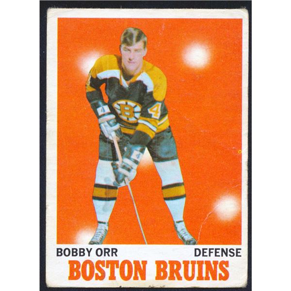 O-Pee-Chee card from Bobby Orr #4 (1970-71) Card #3.
