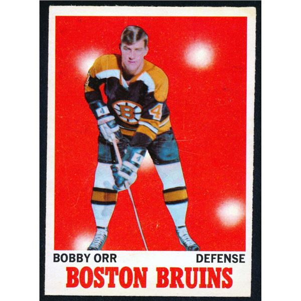 O-Pee-Chee card from Bobby Orr #4 (1970-71) Card #3.