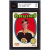 Image 2 : Bruins Bobby Orr #4 (1971-72) Card # 100, printed by O-Pee-Chee graded KSA: EX-5.