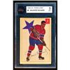 Image 2 : Canadiens Maurice Richard #9, (1954-55) Card #7, printed by Parkhurst graded KSA: EX-5.
