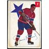 Image 1 : Parkhurst Card from Maurice Richard #9 (1954-55) card # 7.