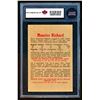 Image 3 : Canadiens Maurice Richard #9, (1959-60) Card # 2, printed by Parkhurst graded KSA: ENM-6.