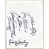 Image 2 : Photo of the Montreal Canadiens from (1956-57) Autographed by 6 former players.