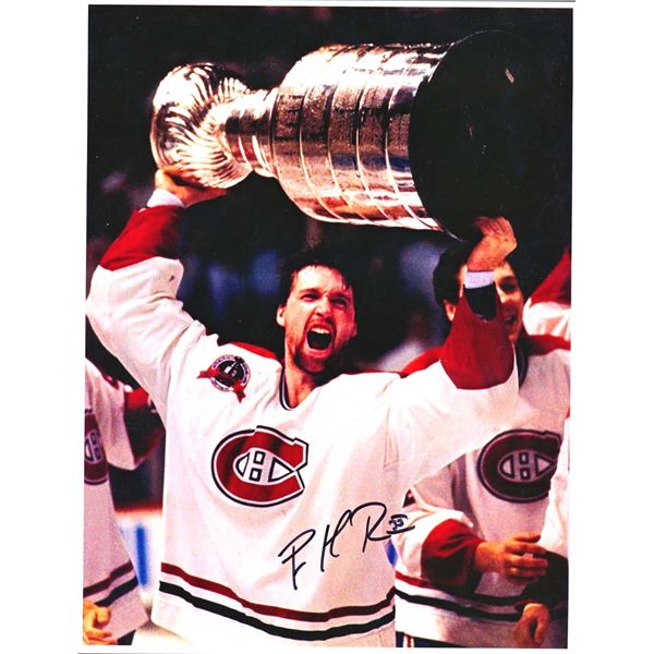Photo of Patick Roy #33 of the Montreal Canadians autographed and authenticated.