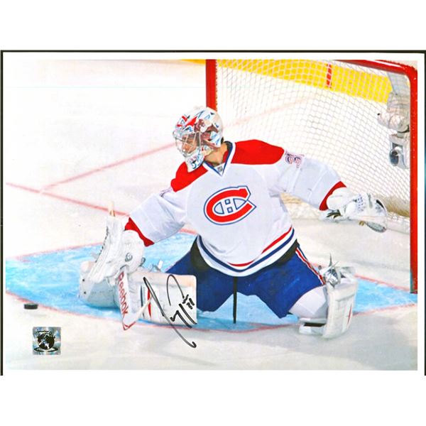 Lot of 3 photos of Carey Price #31 signed and authenticated.