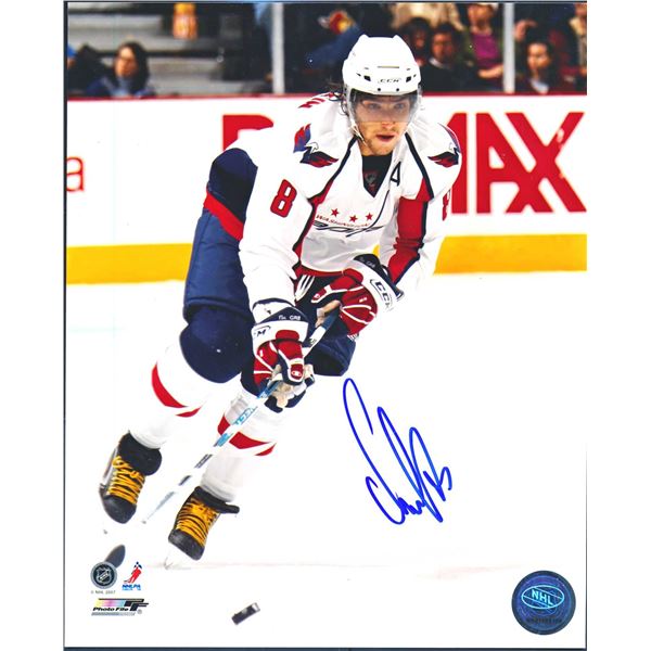 Photo of Alexander Ovechkin #8 of the Washington Capitals autographed.