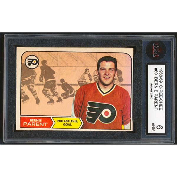 O-Pee-Chee Bernie Parent rookie Card # 89 KSA: 6 ENM.