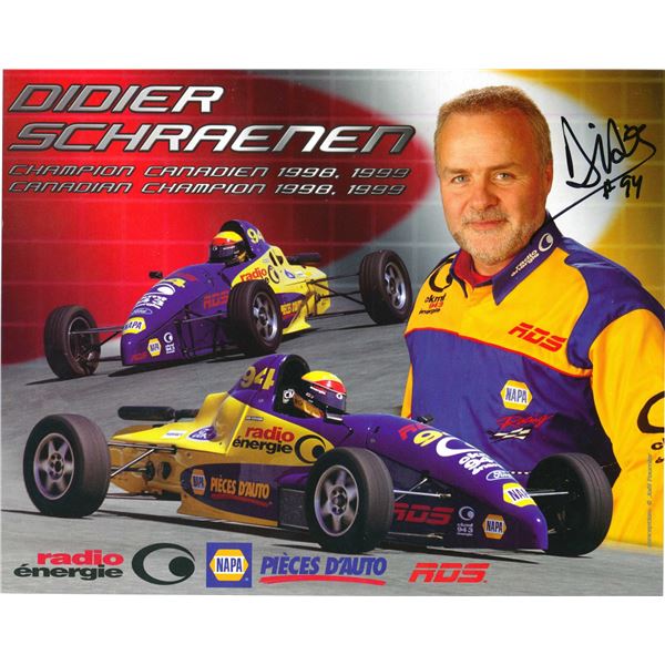 Lot of photos, tickets and leaflets of motor sport.