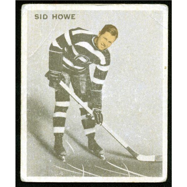 Ice Kings rookie card Sid Howe (1933-34) , card #72.