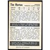 Image 2 : Parkhurst Card by Tim Horton #7 (1954-55) card #13.