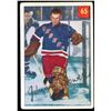 Image 1 : Parkhurst Card from Johnny Bower rookie #1 (1954-55) card # 65.