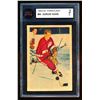 Image 2 : Red Wings Gordie Howe #9, (1953-54) Card #50, printed by Parkhust graded KSA: G-2.