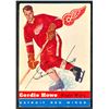 Image 1 : Red Wings Gordie Howe #9, (1954-55) Card #8, printed by Topps graded KSA: G-2.