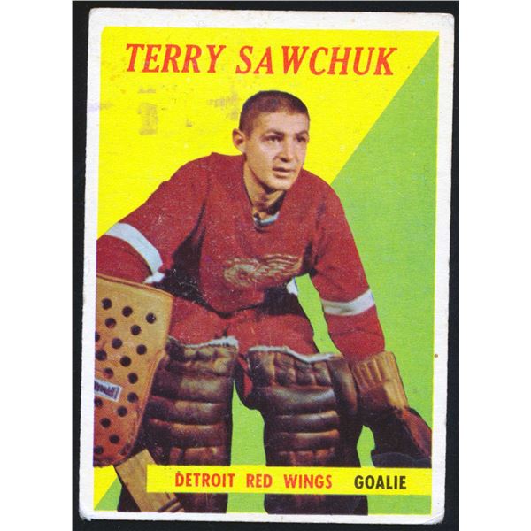 Topps Card from Terry Sawchuk #1 (1958-59) card #2.