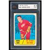 Image 2 : Red Wings Gordie Howe #9, (1967-68) Card #43, printed by Toppps graded KSA: ENM6.5+.