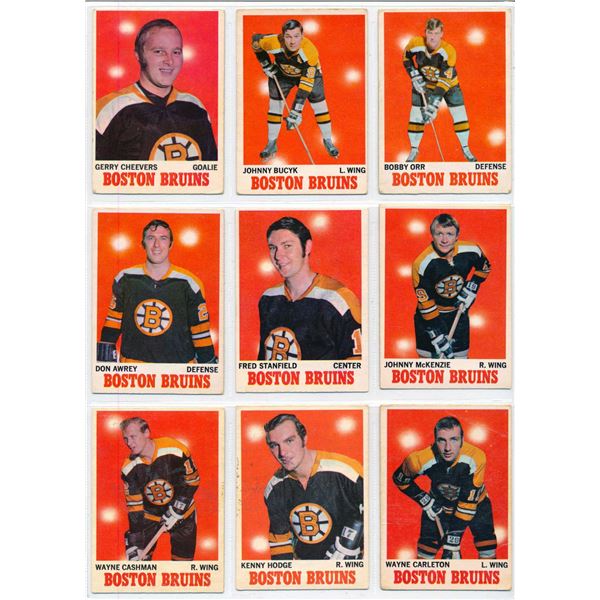 Field hockey cards 1970-71 O-Pee-Chee complete collection.