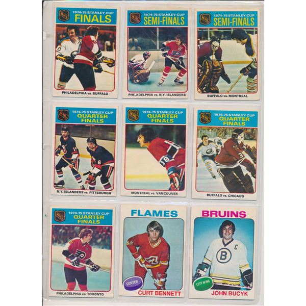 O-Pee-Chee complete series (1975-76). With Ken Dryden and Bobby Orr.
