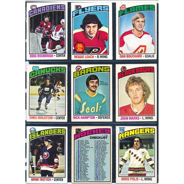 O-Pee-Chee complete series of years (1976-77). With Bryan Trottier rookie and Bobby Orr.