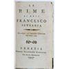 Image 2 : Le Rimes, Petrarca, Venice, 1800
