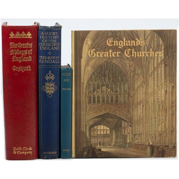 4 Titles on English Abbeys and Churches