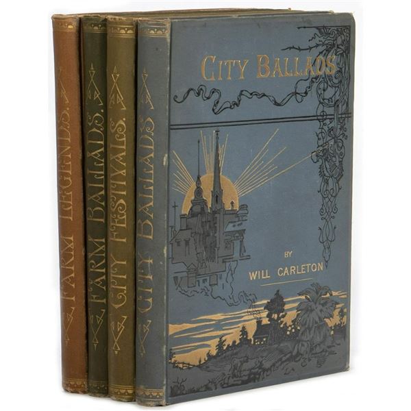 4 Decorative 19th Century Volumes