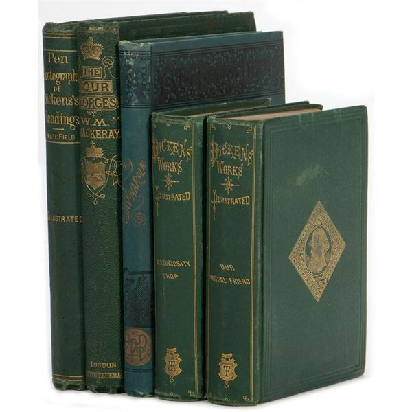 5 Assorted 19th Century Volumes, incl. Dickens