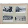 Image 1 : 1900s Green Gilt French Postcard Album with Cards