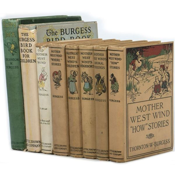 Group of 8 Thornton Burgess Animal Books