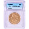 1889-CC $20 Liberty Head Double Eagle Gold Coin ICG MS 60 Details