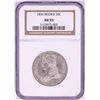 Image 1 : 1836 Reeded Edge Capped Bust Half Dollar Coin NGC AU55