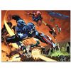 Image 1 : Marvel Comics "New Avengers #59" Limited Edition Giclee On Canvas