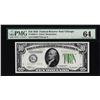 Image 1 : 1934 $10 Federal Reserve Note Chicago Fr.2005-G PMG Choice Uncirculated 64