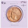 Image 1 : 1910-D $10 Indian Head Eagle Gold Coin