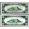 Image 2 : Lot of (2) 1934A $10 Federal Reserve Notes San Francisco