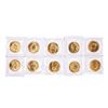 Image 1 : Lot of (10) Sealed 1999 Canadian $5 Maple Leaf Gold Coins