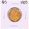 1905 $5 Liberty Head Half Eagle Gold Coin