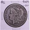 1889-CC $1 Morgan Silver Dollar Coin