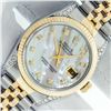 Image 1 : Rolex Men's Two Tone MOP Diamond Datejust Wristwatch with Rolex Box