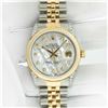 Image 3 : Rolex Men's Two Tone MOP Diamond Datejust Wristwatch with Rolex Box