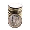 Image 1 : Roll of (20) Brilliant Uncirculated 1964 Kennedy Half Dollar Coins